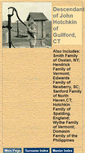 Mobile Screenshot of hotchkinfamilyhistory.com