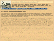 Tablet Screenshot of hotchkinfamilyhistory.com